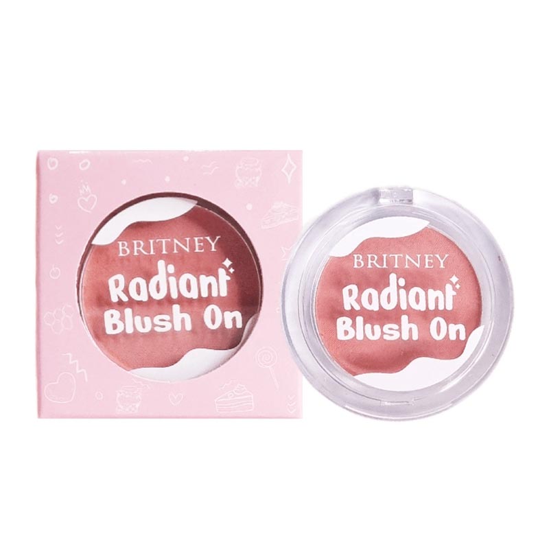 Britney Radiant Blush On 02. Cutie Pie 3.5gr | Gogobli
