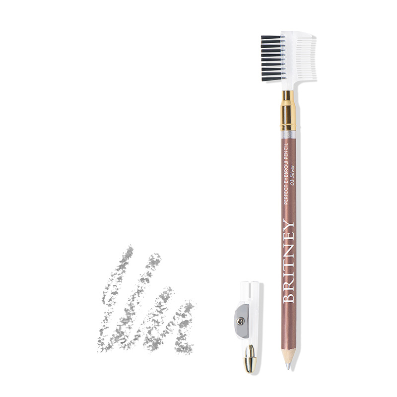 Britney Perfect Eyebrow Pencil 03. Silver 2.5gr | Gogobli