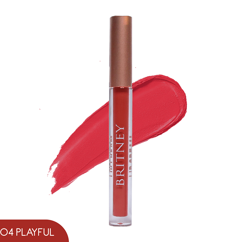Britney Dreamy Matte Lip Cream 04 Playful 1.5gr | Gogobli