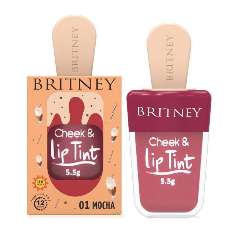 Britney Cheek And Lip Tint Mocha 5.5gr | Gogobli
