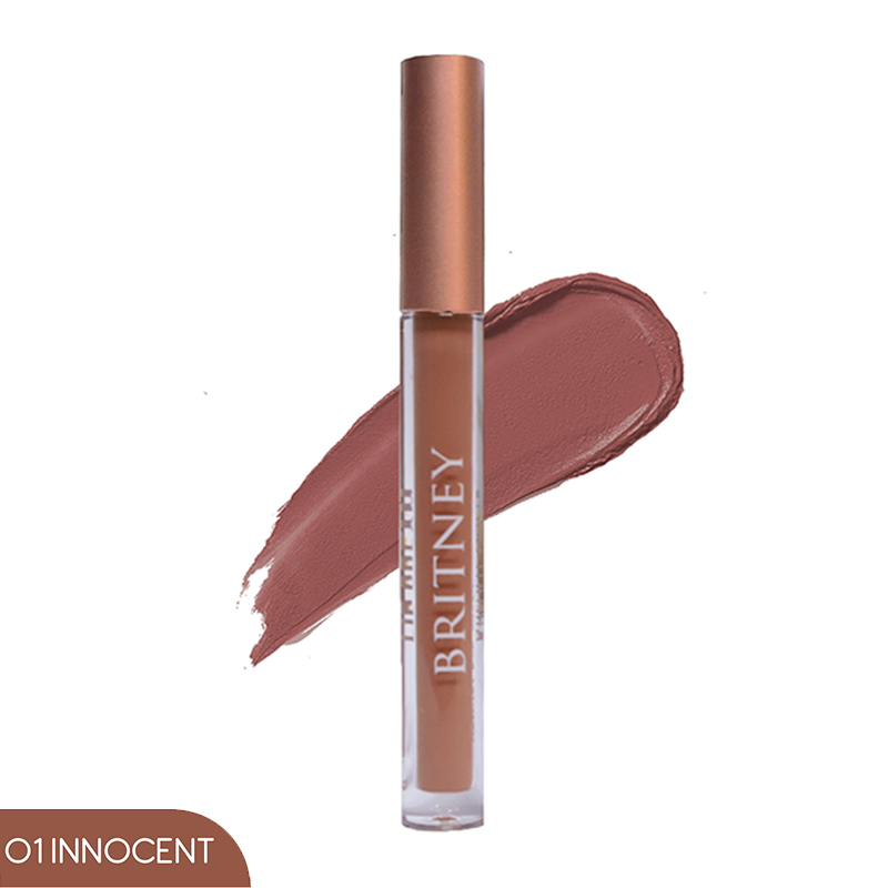 Britney Dreamy Matte Lip Cream 01 Innocent 1.5gr | Gogobli