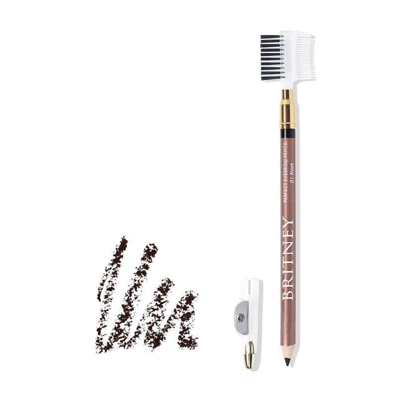 Britney Perfect Eyebrow Pencil 01. Black 2.5gr | Gogobli