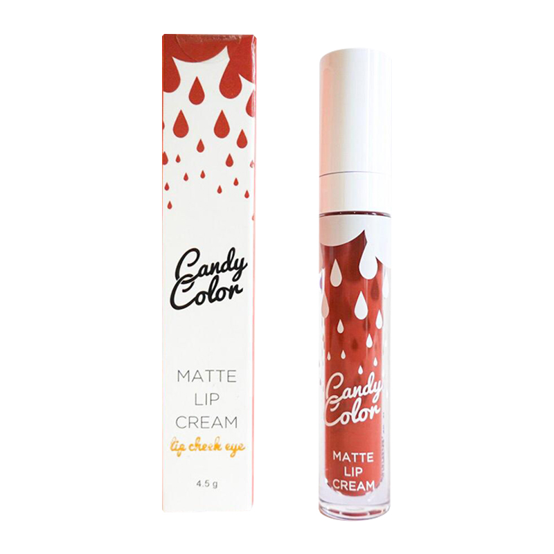 Candy Color Peach Chocolate Matte Lip Cream | Gogobli