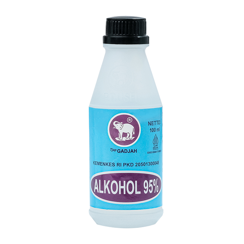 Cap Gajah Alkohol 95% 100ml | Gogobli