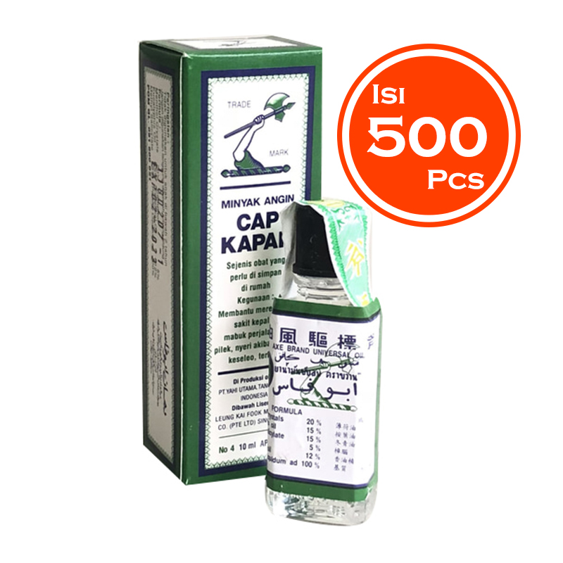 Jual Cap Kapak Minyak Angin 10ml (Botol) (Isi 500pcs ...