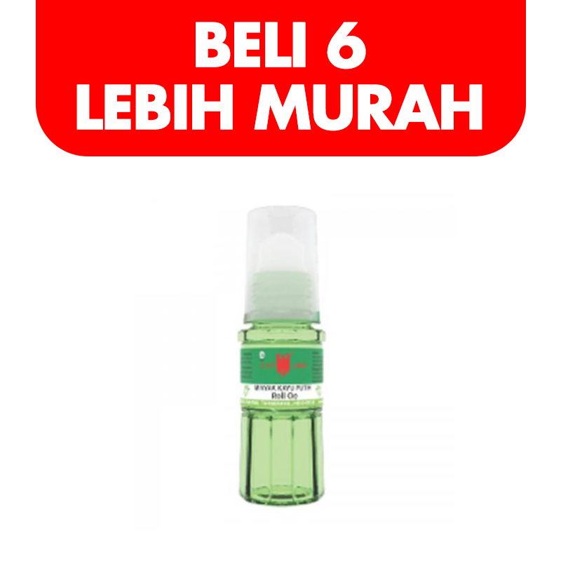 Cap Lang Minyak Kayu Putih No 4 (Roll On) 15ml (BELI 6 LEBIH MURAH) | Gogobli