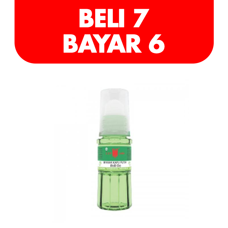 Cap Lang Minyak Kayu Putih No 4 (Roll On) 15ml (BELI 7 BAYAR 6) | Gogobli