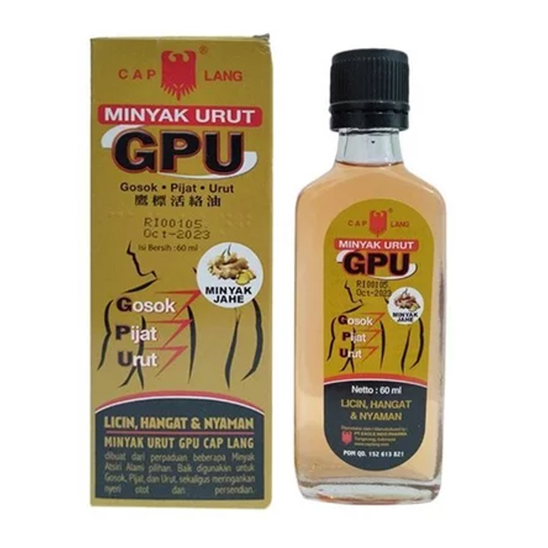 Cap Lang Minyak Gosok Pijat Urut Jahe 60ml | Gogobli