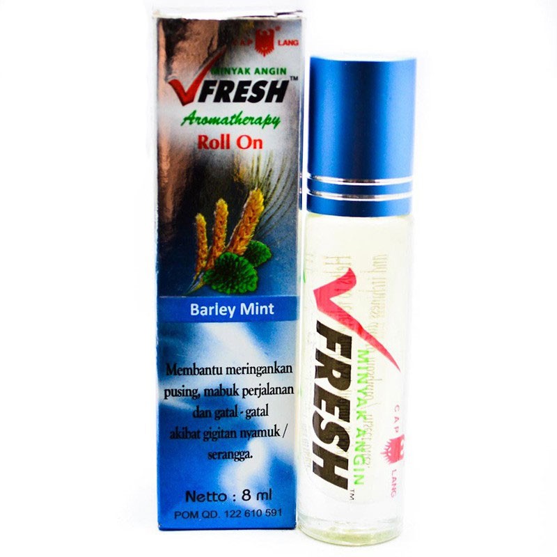 V Fresh Minyak Angin Barley Mint 8ml | Gogobli