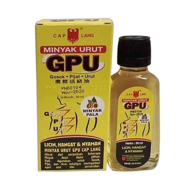 Cap Lang Minyak Gosok Pijat Urut Pala 30ml | Gogobli