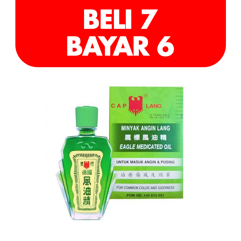 Cap Lang Minyak Angin Lang Family 24ml (Beli 7 Bayar 6) | Gogobli