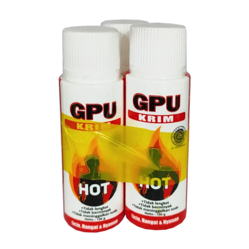 Cap Lang GPU Krim Hot 120gr (BELI 2pcs BONUS 1pc) | Gogobli