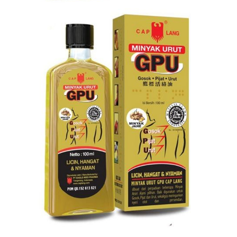 Cap Lang Minyak Gosok Pijat Urut Jahe 100ml | Gogobli