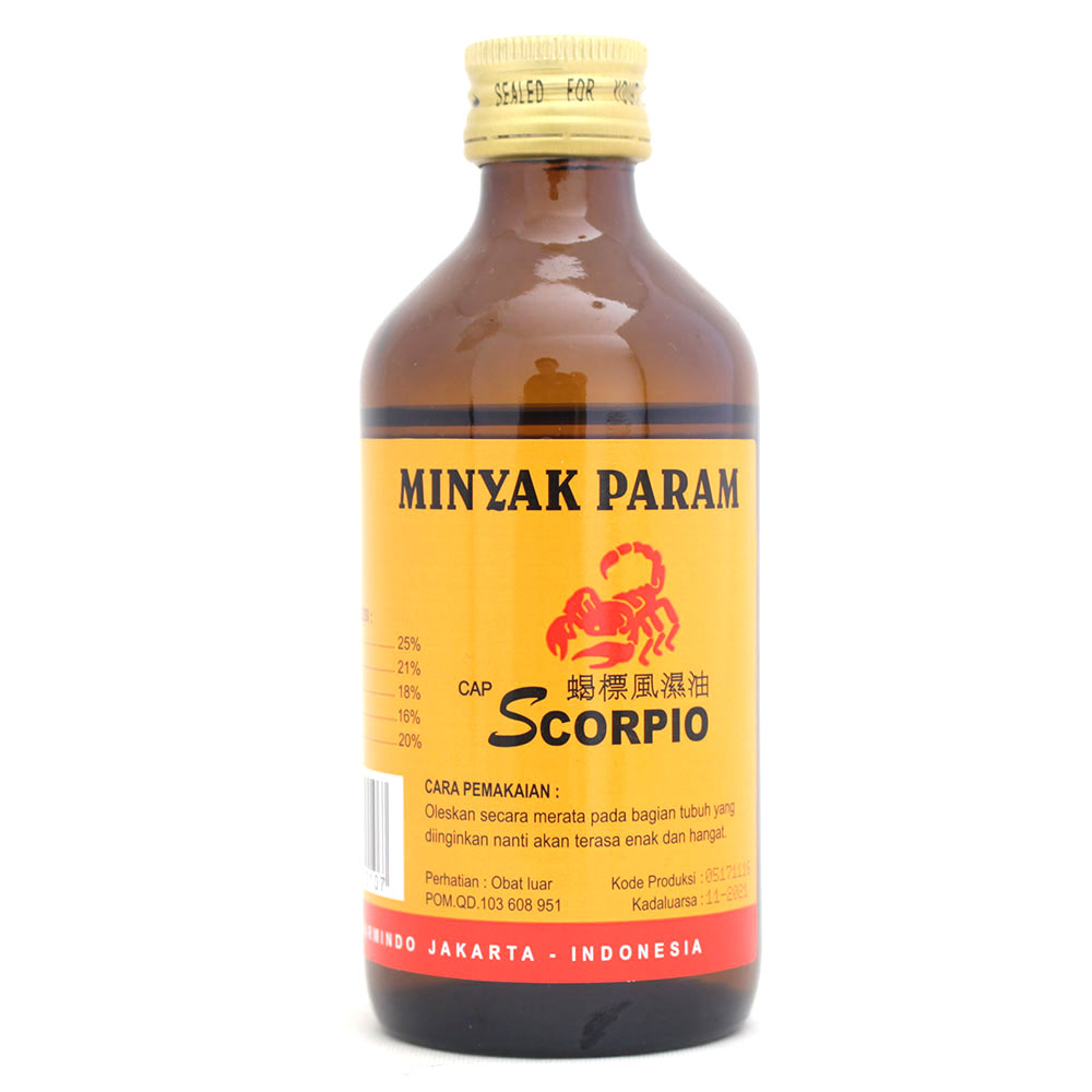 Cap Scorpio Minyak Param 100ml | Gogobli