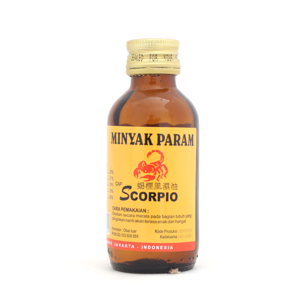 Cap Scorpio Minyak Param 60ml | Gogobli