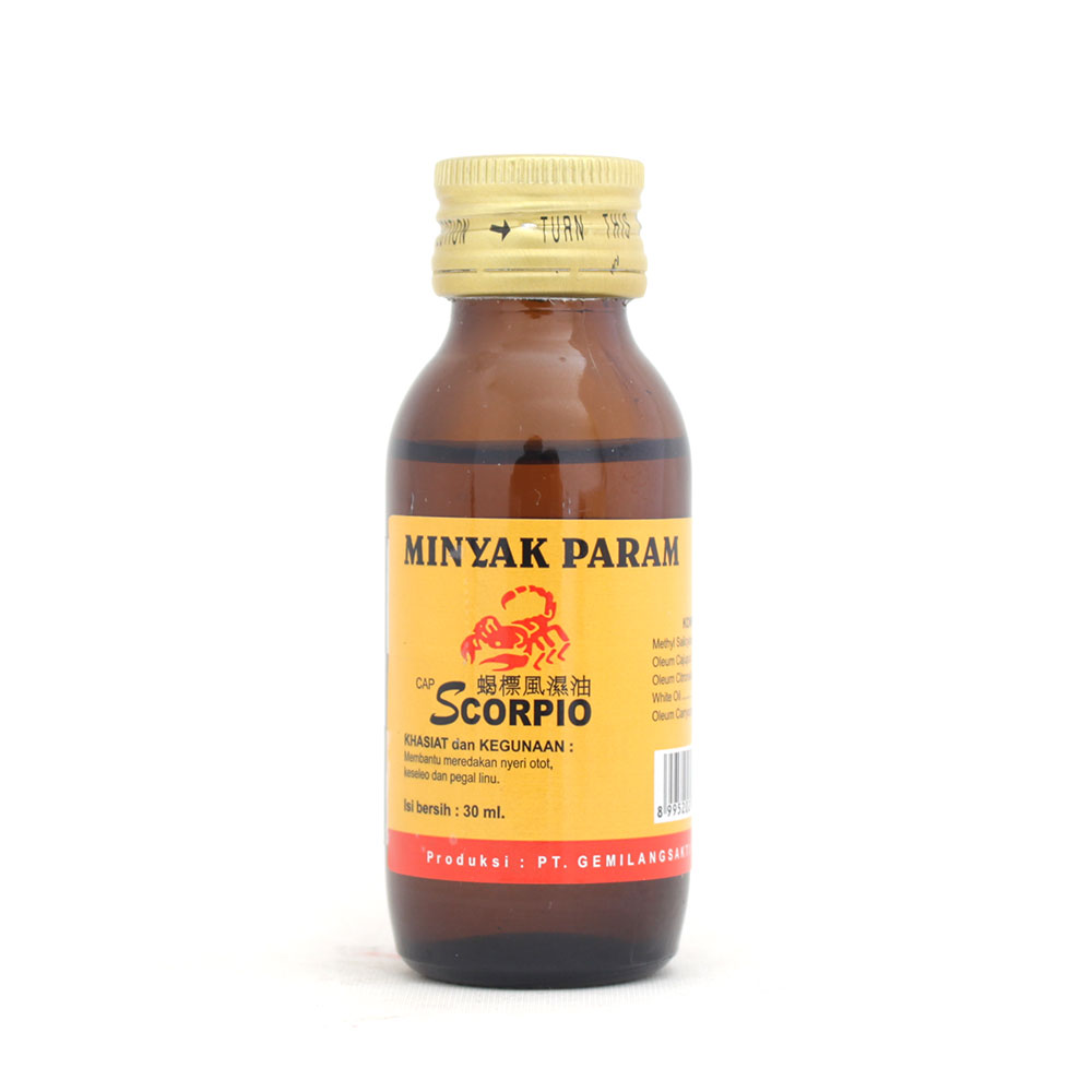 Cap Scorpio Minyak Param 30ml | Gogobli