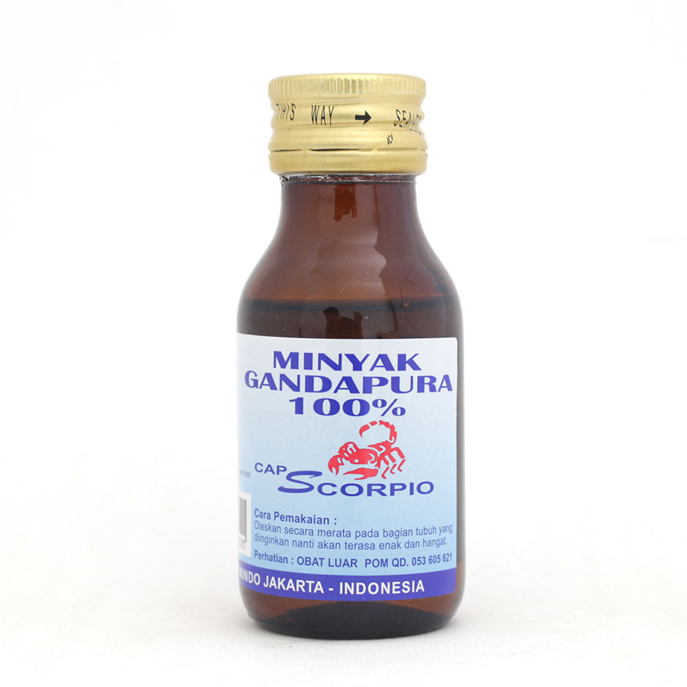 Cap Scorpio Minyak Gandapura 60ml | Gogobli