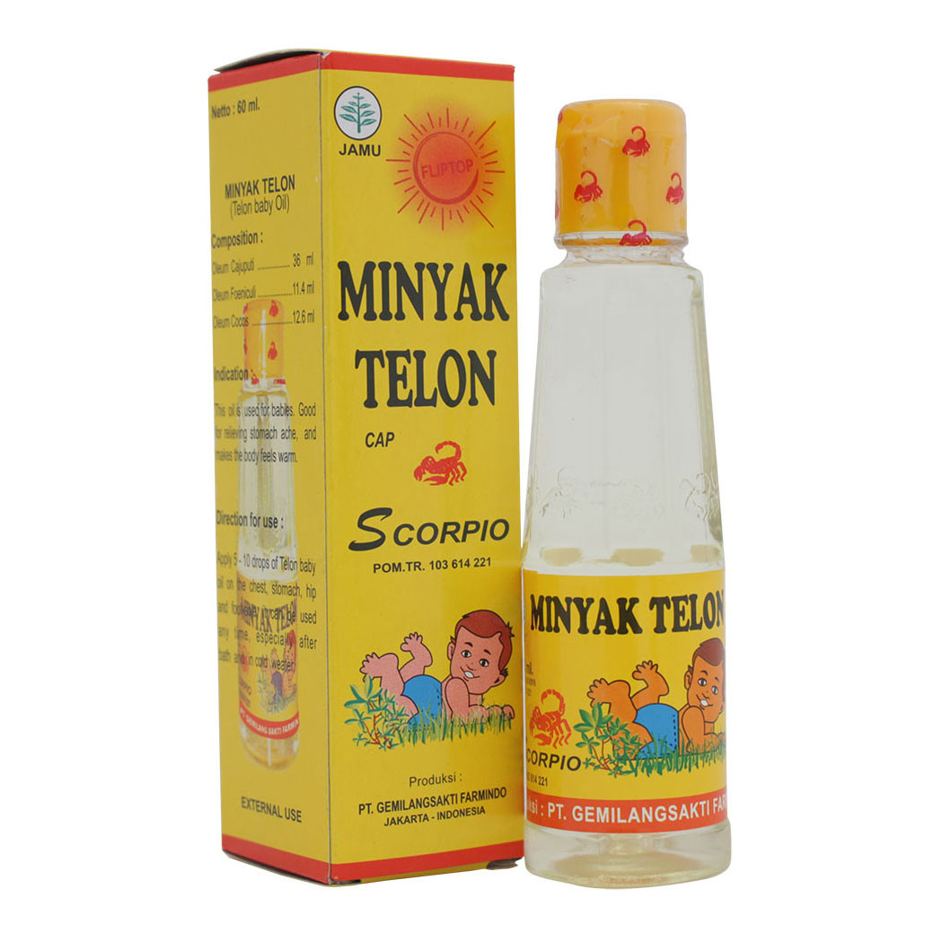 Cap Scorpio Minyak Telon 60ml | Gogobli