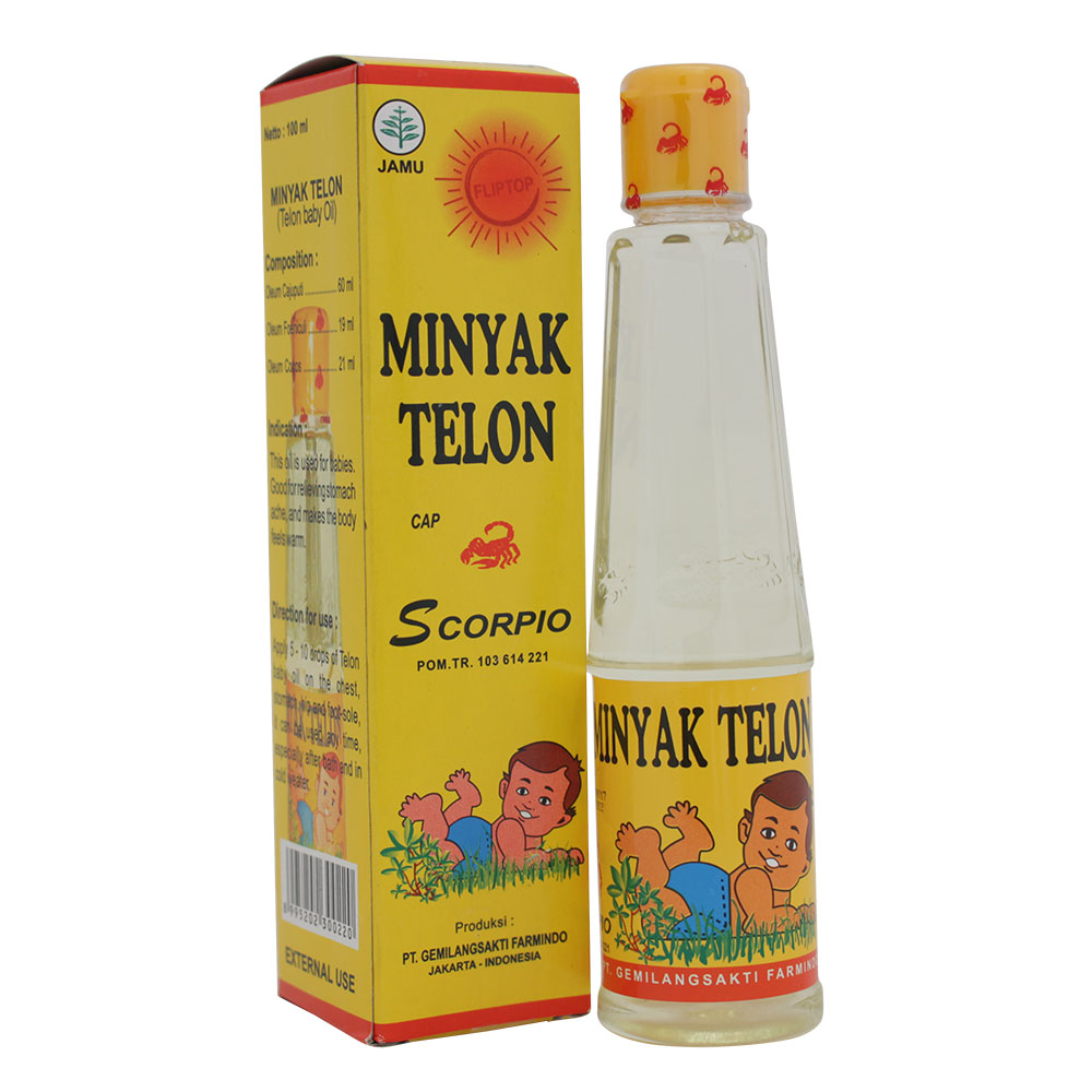 Cap Scorpio Minyak Telon 100ml | Gogobli