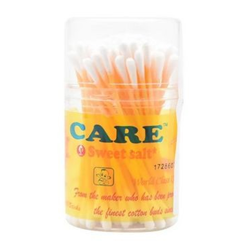 Care Sweetsalt Regular Cotton Buds Pot 80s | Gogobli