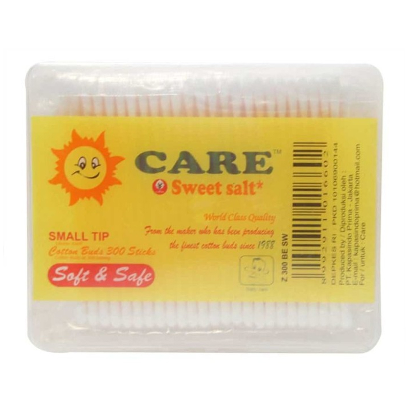 Care Sweetsalt Extra Fine Cotton Buds For Baby Box 300s | Gogobli