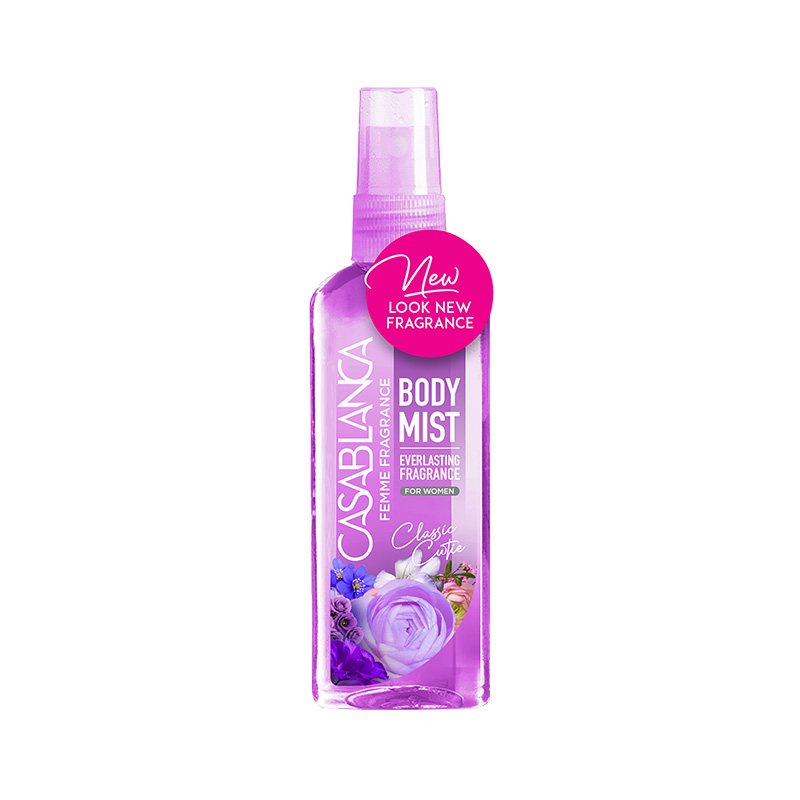 Casablanca Femme Body Mist Fragrance Classic Cutie Violet 100ml | Gogobli