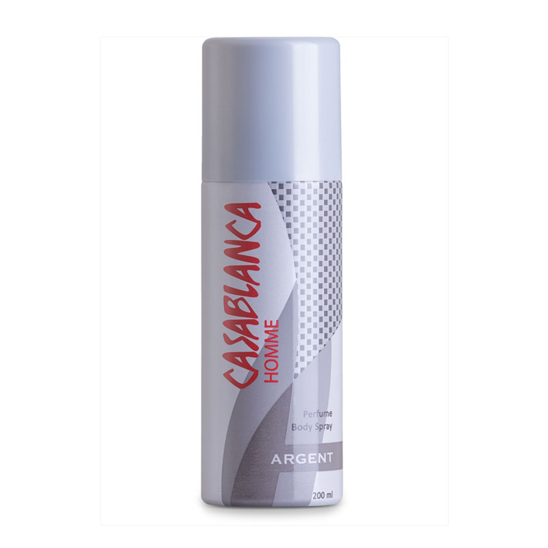 Casablanca Body Spray Silver Argent 200ml | Gogobli