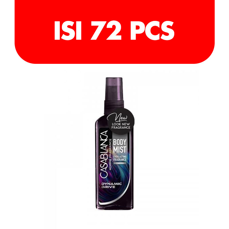 Casablanca Homme Body Mist Fragrance Dynamic Drive 100ml (Isi 72pcs) | Gogobli