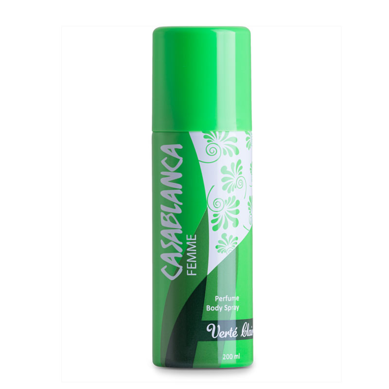 Casablanca Body Spray Light Green Verte Clair 200ml | Gogobli