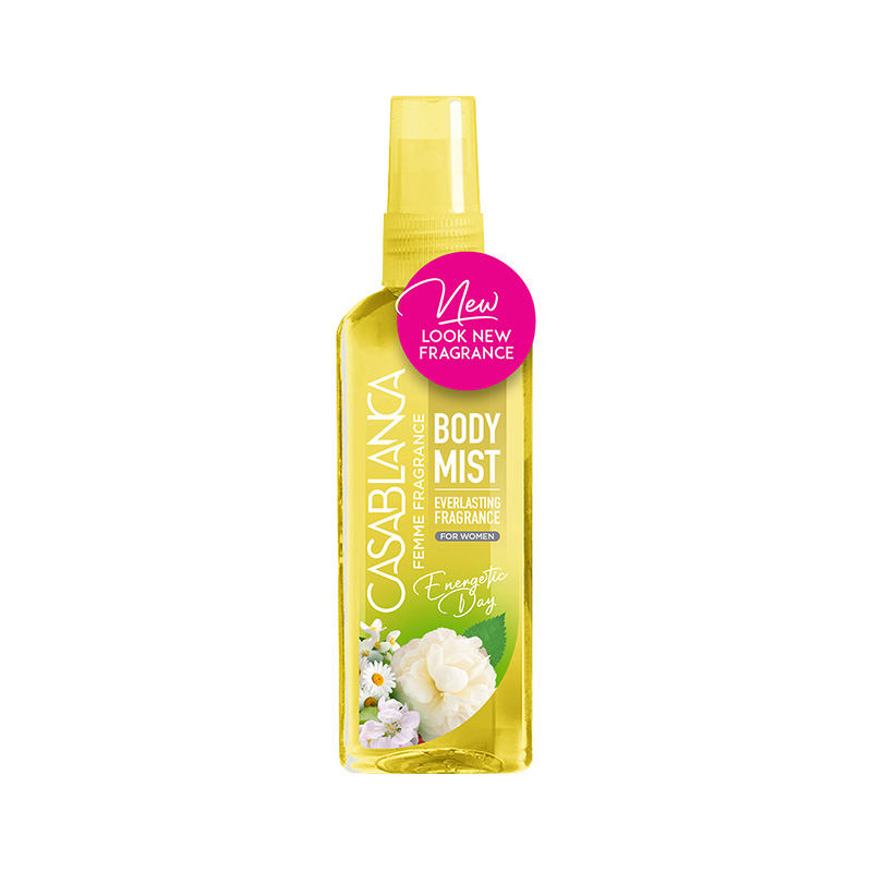 Casablanca Femme Body Mist Fragrance Energetic Day Yellow 100ml | Gogobli