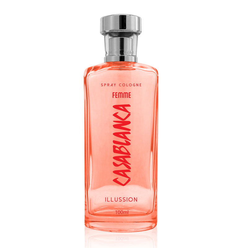 Casablanca Spray Cologne GLASS Femme Orange Illussion 100ml | Gogobli