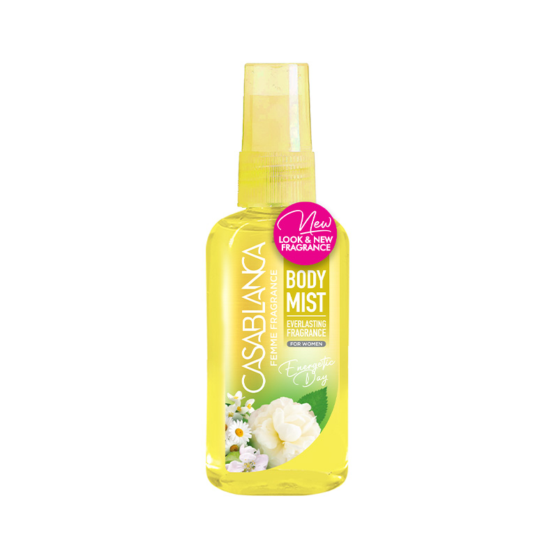 Casablanca Femme Body Mist Fragrance Energetic Day Yellow 50ml | Gogobli