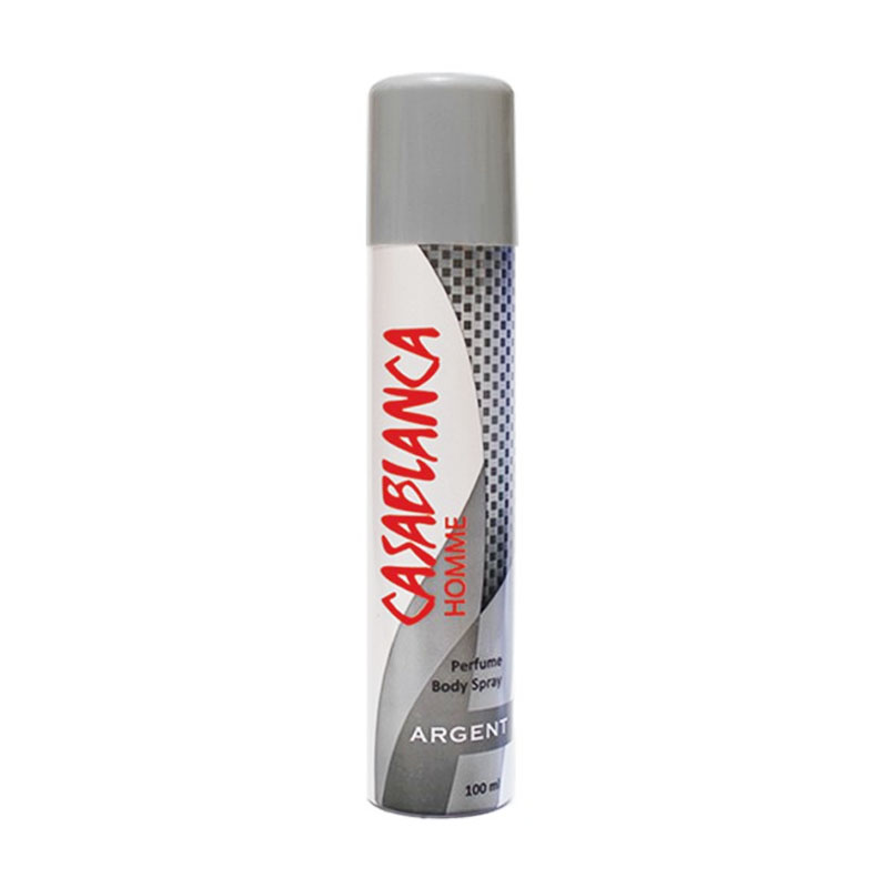 Casablanca Body Spray Silver Argent 100ml | Gogobli