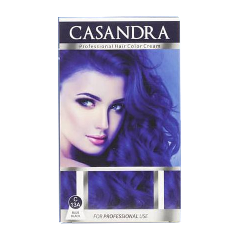 Casandra Hair Color Blue Black  C13A | Gogobli