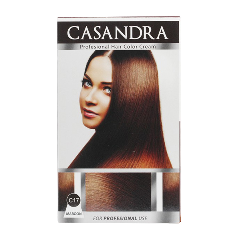 Casandra Hair Color Maroon C17 | Gogobli