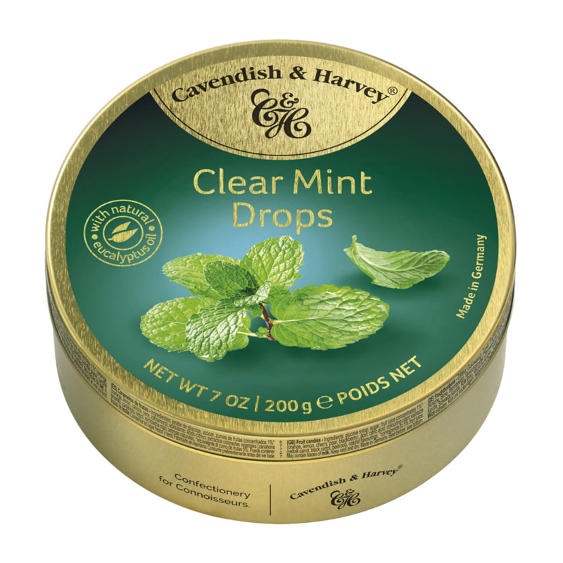 Cavendish & Harvey Clear Mint Drops 200gr | Gogobli