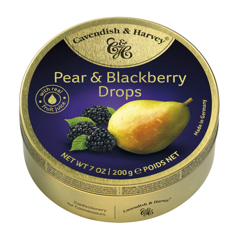 Cavendish & Harvey Pear And Blackberry Drops 200gr | Gogobli