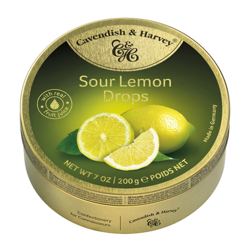 Cavendish & Harvey Sour Lemon Drops 200gr | Gogobli