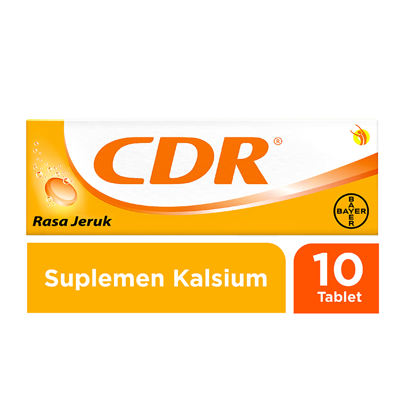 CDR Sweet Orange Effervescent (1 Botol @ 10 Tablet) | Gogobli