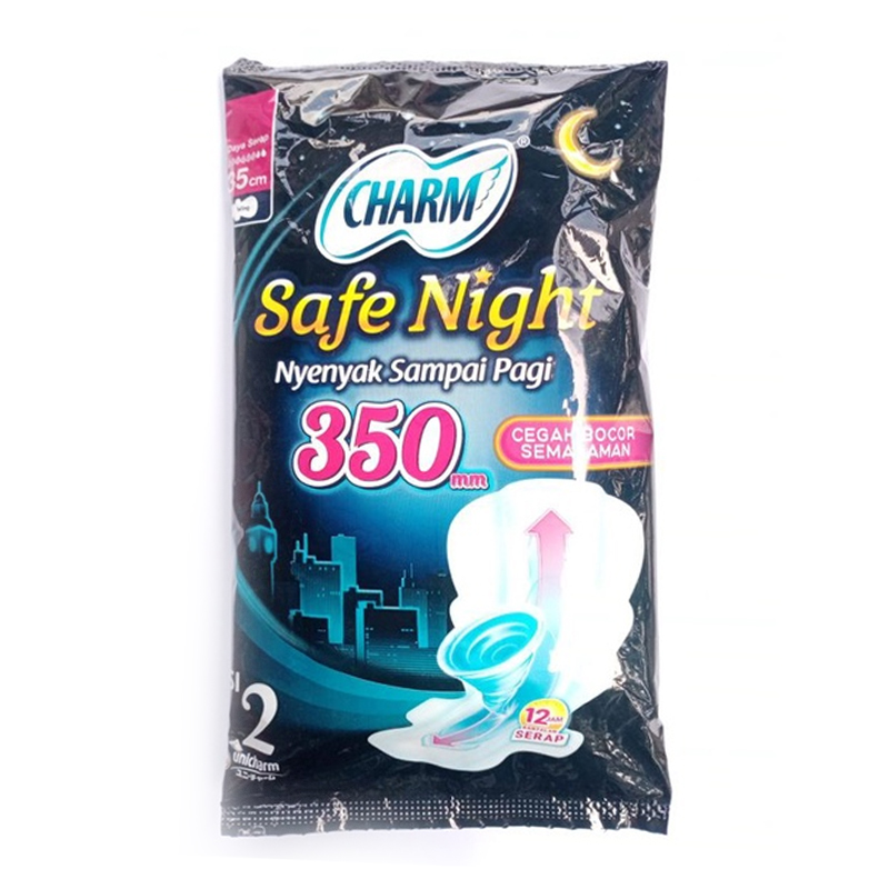 Charm Body Fit Safe Night Wing 35cm 2pcs | Gogobli