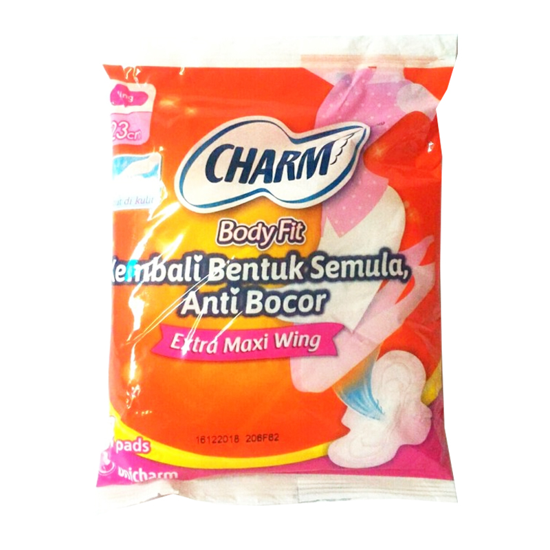 Charm Body Fit Extra Maxi Wing 23cm (Sachet) 2pcs | Gogobli