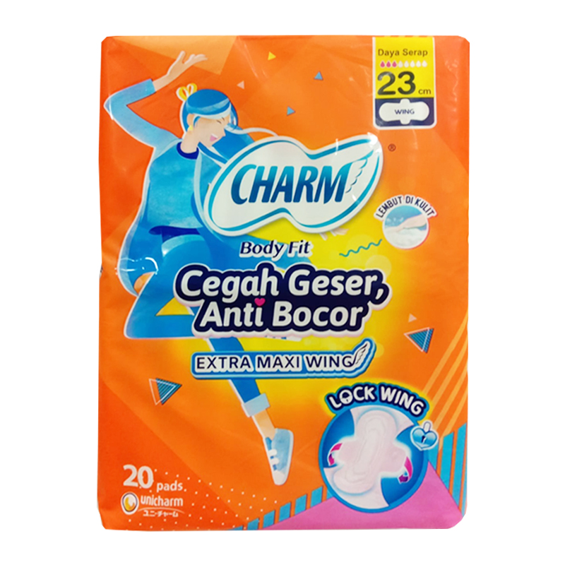 Charm Body Fit Extra Maxi Wing 23cm 20pcs | Gogobli