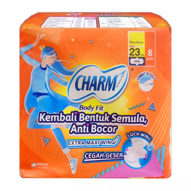 Charm Body Fit Extra Maxi Wing 23cm 8pcs | Gogobli
