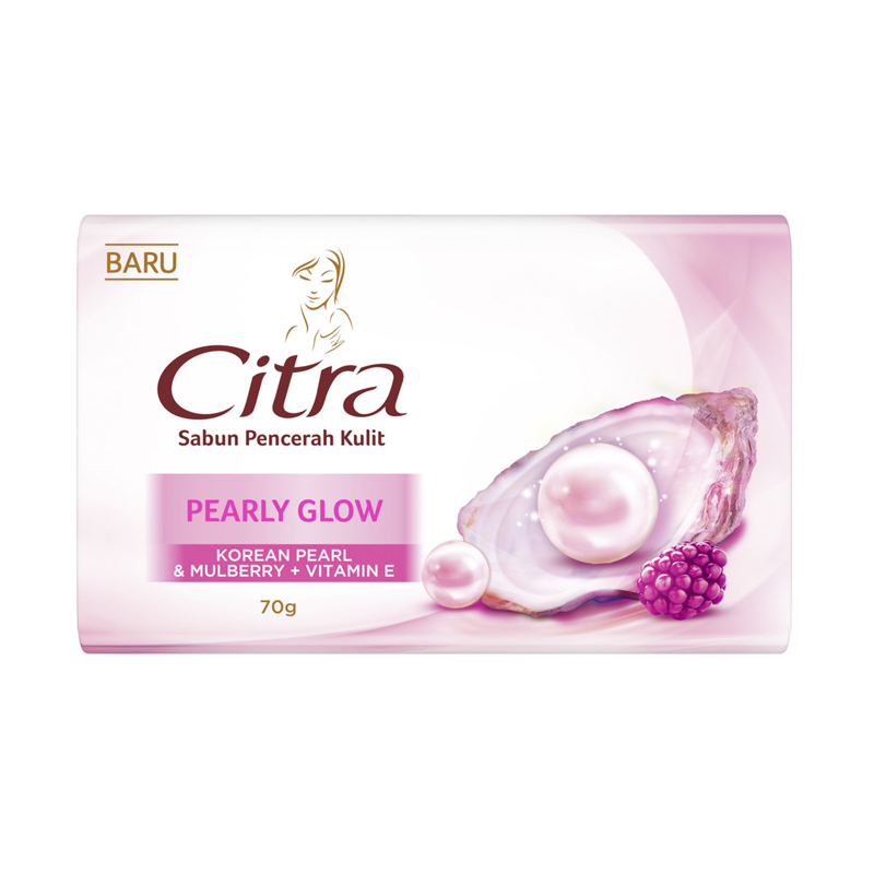 Citra Sabun Pencerah Kulit Pearly Glow 70gr | Gogobli