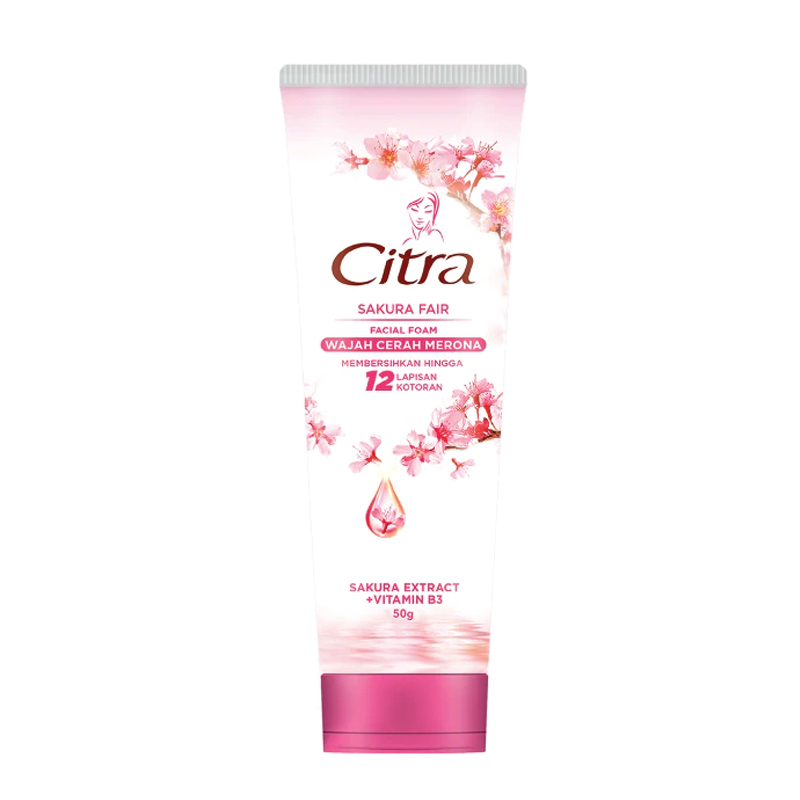 Citra Sakura Fair Facial Foam 50gr | Gogobli