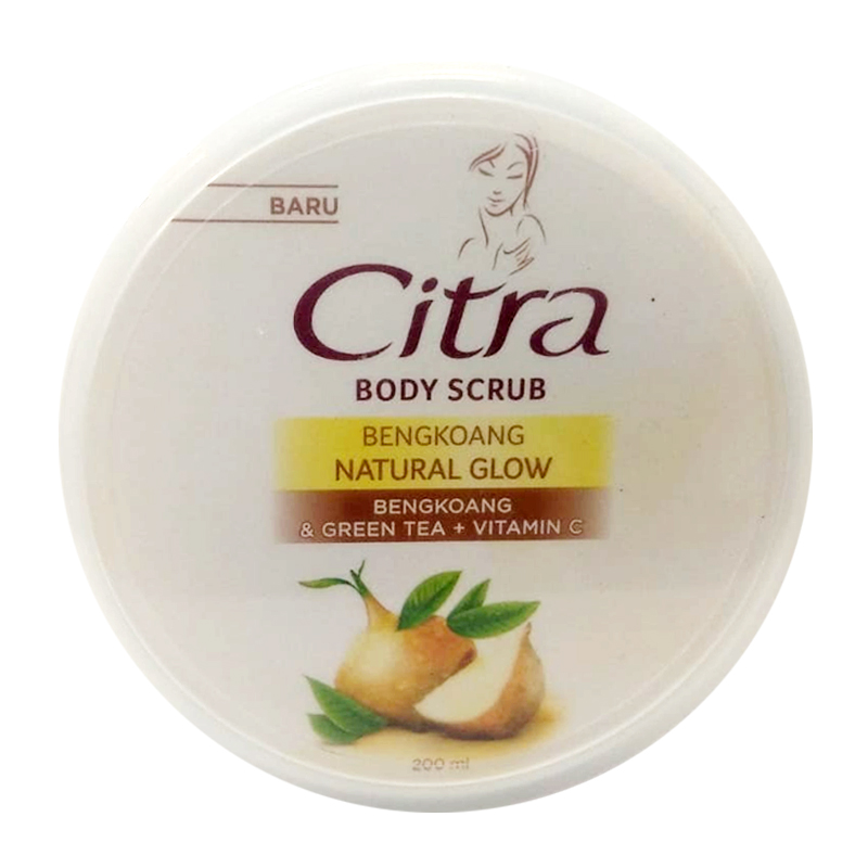 Citra Body Scrub Bengkoang Natural Glow 200ml | Gogobli
