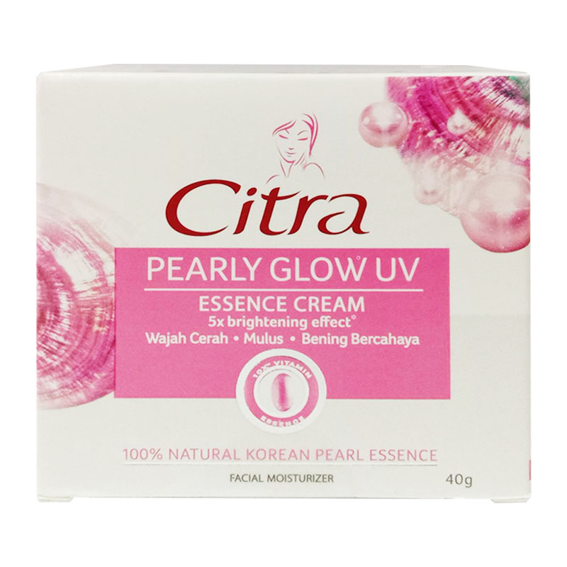 Citra Pearly Glow UV Essence Cream Face Moisturizer 40gr | Gogobli