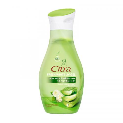 Citra Hand Body Lotion Fresh White UV 120ml (ED: Okt 22) | Gogobli