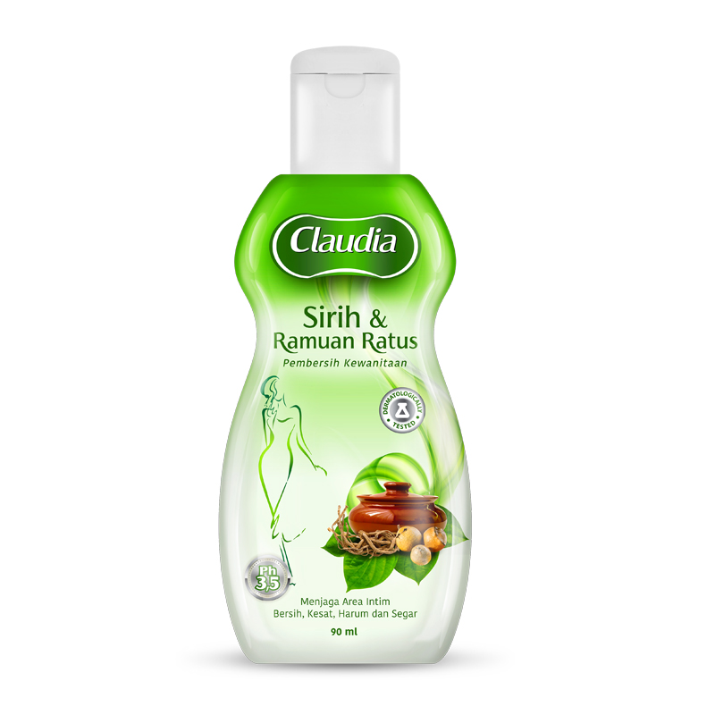 Claudia Pembersih Kewanitaan - Sirih Dan Ramua Ratus 90ml | Gogobli