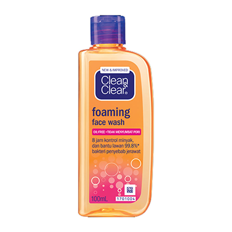 Clean And Clear Foaming Facial Wash 100ml | Gogobli